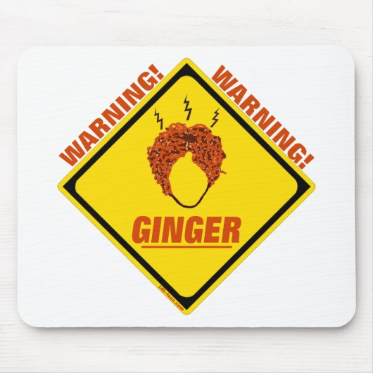 Ingwer-Alarm! Mousepad (Vorne)