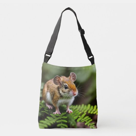 Ingwer Australian Hopping Mouse, Crossbody Bag Tragetaschen Mit Langen Trägern (Vorderseite)