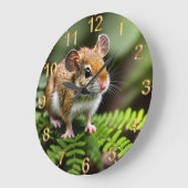 Ingwer Australian Hopping Mouse, Wall Clock Große Wanduhr (Winkel)