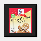 Ingwer Bread Spice Group Kostümfamilie Matching H Magnet (Vorne)