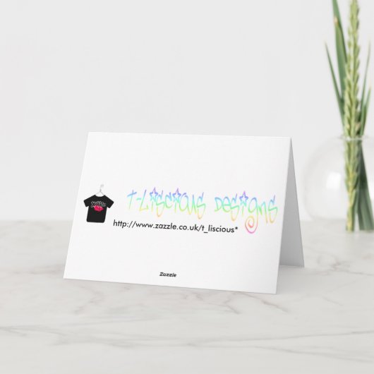 Ingwer Brot - Grußkarte Feiertagskarte (Rückseite)