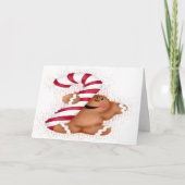 Ingwer Brot - Grußkarte Feiertagskarte (Vorderseite)