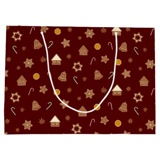 Ingwer Brotbeutel Große Geschenktüte (Rückseite)