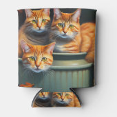 Ingwer Cats Pot Pflanze, Can Cooler Dosenkühler (Vorderseite)