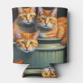 Ingwer Cats Pot Pflanze, Can Cooler Dosenkühler (Rückseite)