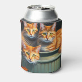 Ingwer Cats Pot Pflanze, Can Cooler Dosenkühler (Kanne Rückseite)