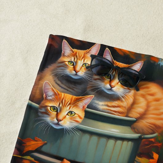 Ingwer Cats Pot Pflanze, Strandtuch (Beispiel)