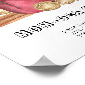 Ingwer Cookies Baby Dusche Momosa Bar Poster (Ecke)