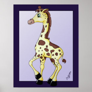 Ingwer der Giraffe Poster