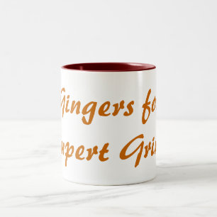 Ingwer für Rupert Grint! Zweifarbige Tasse
