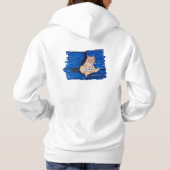 Ingwer-Gamer-Katze Hoodie (Rückseite)