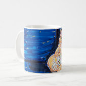 Ingwer-Gamer-Katze Kaffeetasse (Vorderseite Links)