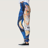 Ingwer Gamer Katze Leggings (Links)