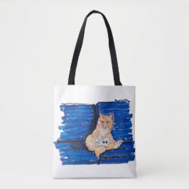 Ingwer-Gamer-Katze Tasche