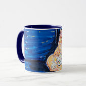 Ingwer Gamer Katze Tasse (Vorderseite Links)