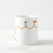 Ingwer Gingerol Molekül-chemische Formel Kaffeetasse (Mittel)