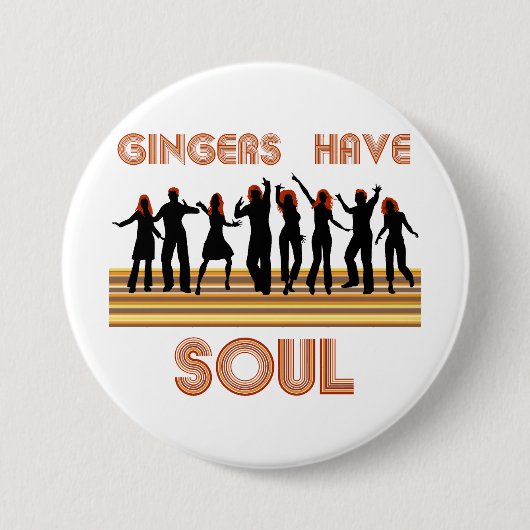 Ingwer haben Soul-Zug Button (Vorderseite)