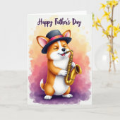 Ingwer Hunde Vatertagskarte Karte (Gelbe Blume)