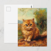 Ingwer Kätzchen Postkarte (Vorne/Hinten)