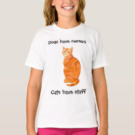 Ingwer-Katzen-Damen Lang-sleeved T - Shirt