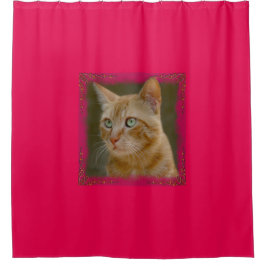 Ingwer-Katzen-Duschvorhang Duschvorhang