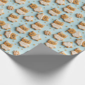 Ingwer-Katzen Geschenkpapier (Ecke)