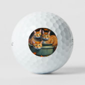 Ingwer Katzen in einer Pflanze, Titleist Golf Ball (Vorderseite)