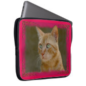 Ingwer-Katzen-Neopren-Laptop-Hülsen Laptopschutzhülle (Vorne Rechts)