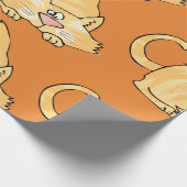 Ingwer-Katzen-Packpapier Geschenkpapier (Ecke)