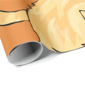 Ingwer-Katzen-Packpapier Geschenkpapier (Rolleneckpunkt)