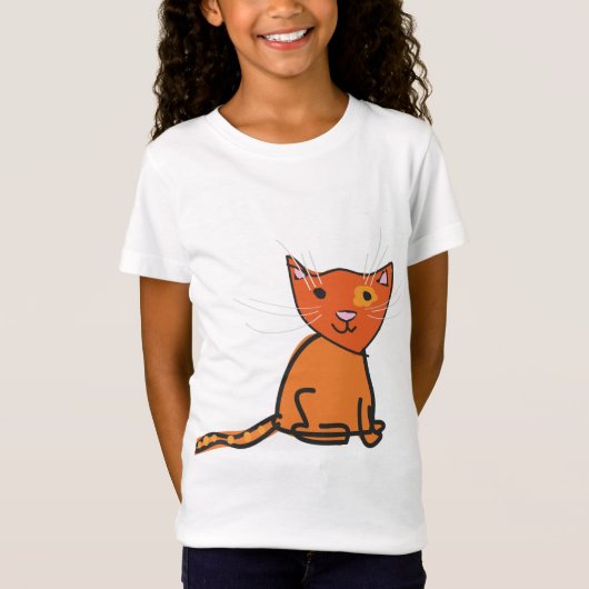 Ingwer-Katzen-Spitze T-Shirt (Vorderseite)
