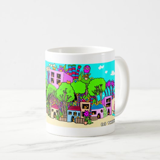 INGWER-KATZEN-TASSE KAFFEETASSE (VorderseiteRechts)