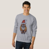 Ingwer-Katzen-WeihnachtsT-Shirts Sweatshirt (Vorne ganz)