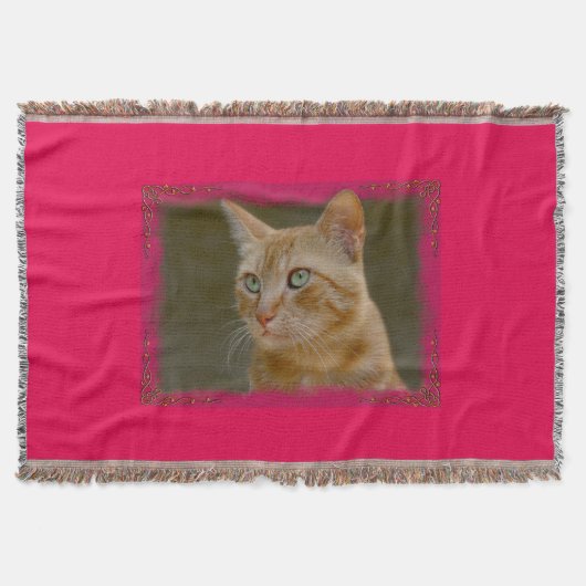 Ingwer-Katzen-Wurfs-Decke Decke (Vorderseite)