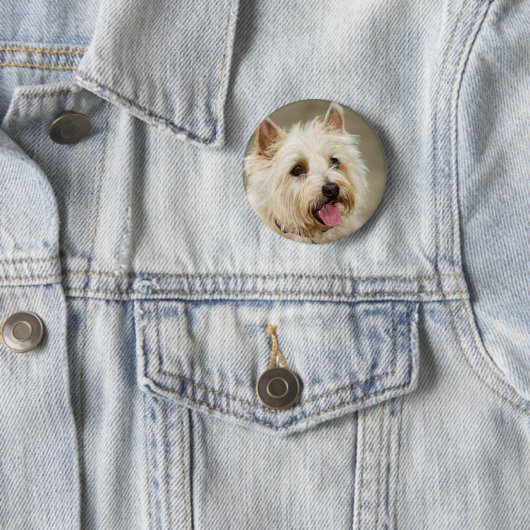 Ingwer lächelt Button (Beispiel)