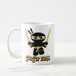 Ingwer Ninja Kaffee-Tasse ginga rot-köpfig Kaffeetasse