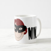 Ingwer Ninja Kaffeetasse (VorderseiteRechts)