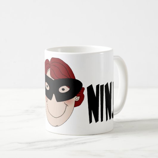 Ingwer Ninja Kaffeetasse (VorderseiteRechts)