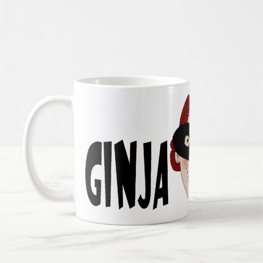 Ingwer Ninja Kaffeetasse (Links)