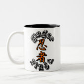 Ingwer Ninja Zweifarbige Tasse (Links)
