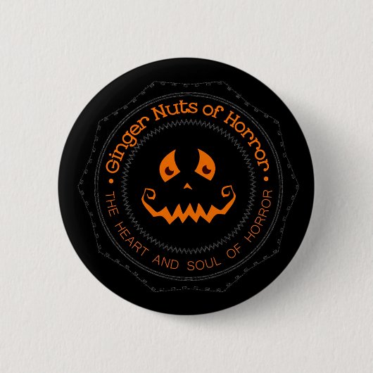 INGWER-NUTS KÜRBIS-ABZEICHEN BUTTON (Vorderseite)