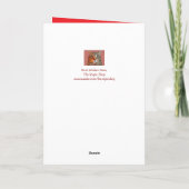 Ingwer, Orange, "Für Tochter" Weihnachten (Rückseite)