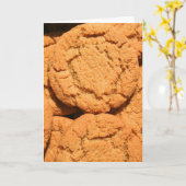 Ingwer-Schnellplätzchen-Gruß-Karte, Karte (Gelbe Blume)