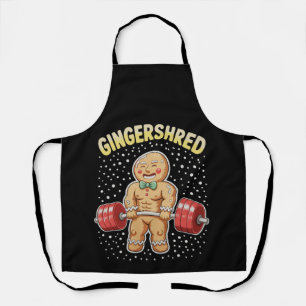 Ingwer-Shred-Weihnachten-Lebkuchen-Gym-Körperaufba Schürze