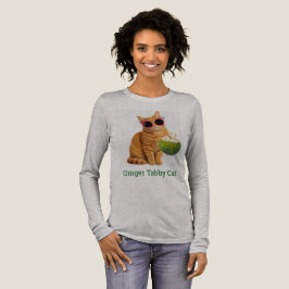 Ingwer-Tabby-Katze-T-Shirt Tri-Blend Shirt