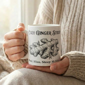 Ingwer-Tee-Zieh-Anleitung  Kaffeetasse