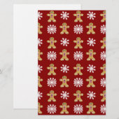 Ingwer und Schnee Briefpapier (Vorne/Hinten)