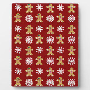 Ingwer und Schnee Fotoplatte