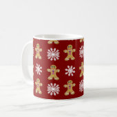 Ingwer und Schnee Kaffeetasse (Vorderseite Links)