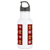 Ingwer und Schnee Trinkflasche (Rückseite)